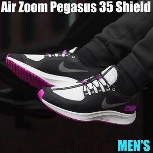 air zoom pegasus 35 shield wet fly